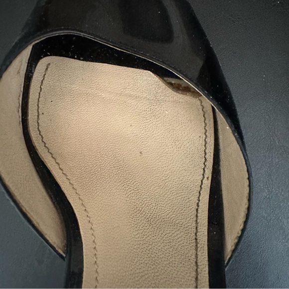 PRADA Womens Patent Leather Peep Toe Buckled Platform Sandals Black EU 40 Read - Picture 11 of 12